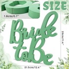 Green Bride To Be Sign For Bachelorette Party Table Centerpieces Wooden Props