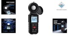 Digital Illuminance Light Meter  200 000 Lux Photometer For Plants   Photography