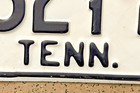 1942 Tennessee License Plate     Marshall Co     Unused Original Vintage Car Tag
