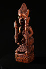 Yoruba Art Ere Oshe Shango Statue Wood Sculpture By Ayo Bankole Orisha Art Isese
