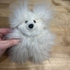 Alpaca Fur Small Teddy Bear Plush White Furry Fuzzy Soft 7 Inch Doll Toy