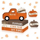 Thanksgiving Tiered Tray Decor  7pack  Wood  For Home - Thanksgiving Fall