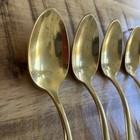 Vintage Dirigold Dirilyte Goldware Regal Flatware Silverware Set Of 4 Teaspoons