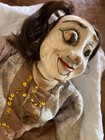 Burmese  Wooden Puppet Marionette Doll  With Articulated Eyes And Mouth