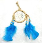 Native American Dream Catcher  3  Dreamcatcher  Teal  Cherokee Made  Coa  dc3-10