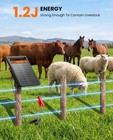 45 Miles Solar Electric Fence Charger Day Or Night Mode 1 2j Fr Livestock Horses