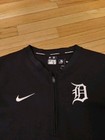 Scott Harris Detroit Tigers Mlb Nike Dri-fit Team Issued Used Quarter Zip Top M