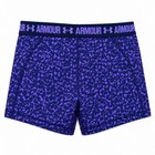 Under Armour Heatgear Women   s Purple Black Abstract Compression Gym Shorts Sm