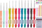 Ergonomic Crochet Hooks Set With Case  12pcs Crochet Hooks For Arthritic Hand   