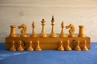 Mordovan Chess Set 1960 vintage Chess Set   Board 370mm