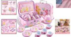 Adorable Child-sized Fairy Tea Party Set - Perfect For Creative Play