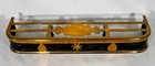 Antique Dutch Brass And Iron Fireplace Fender With Heart And Star Designs