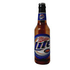 Miller Lite Beer Bottle Cigarette Lighter   Bottle Opener Brown Vintage 1980s