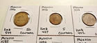 Mexico  Coin Lot -   9 Carded Coins    -   lot 1205 