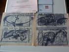 Flash Gordon Movie Props Storyboards 1980 Sci-fi Production Art Main Title  X1