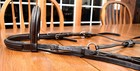 Five Star Tack Fancy Padded Monocrown Figure 8 Bridle  Brown Horse Full