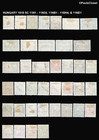 Hungary 1919 Sc 11n1-11n35  11nb1-b4   11e1 Op Grn  Red  Blu 2f-10k Mhr F vf