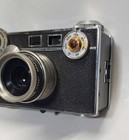 Vintage Argus C-3 35mm Rangefinder Camera  the Brick  With Flash - Untested
