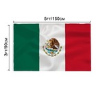 Mexico Flag 3x5 Foot- Mexican National Flags Indoor outdoor Quality Polyester   