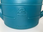 Vintage Rubbermaid 1990s Green blue Molded Plastic 2-gallon Watering Can