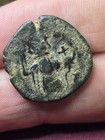 Byzantine Bronze 40 Nummi - Constantinople 582-602 Ad - Maurice Tiberius Ancient