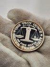 Rare Vintage  silver City Las Vegas  Ounce  999 Round Trade Unit Toner 