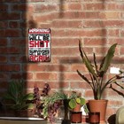 No Trespassing Metal Tin Sign  Warning Hanging Tin Sign  Decorative Plaque Home