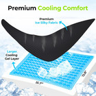 Cooling Gel Wheelchair Seat Cushion For Sciatica  Back  Pressure Sore And Ulcer