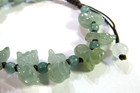 Natural Green Jade Chinese 12 Animals Zodiac Bead Feng Shui Lucky Bracelet Brown