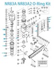 Nr83a Nr83a2 Nr83a2s Framing Nailer O-ring Repair Kit     Full Round Head Nail