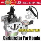 Carburetor For Honda Gx160 Gx200 5 5hp 6 5hp 16100-zh8-w61 W  Choke Lever Carb