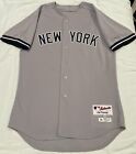 Authentic New York Yankees Majestic  87 Game Issued worn  Jersey Rare Size 46