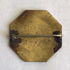 Antique Eagle Ottawa Leather Co  Tannery Whitehall Michigan Brass Employee Badge