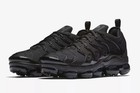 Free Shipping New Nike Air Vapormax Tn Plus Triple Black Men s Comfortable Shoes