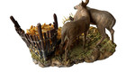 Terry Redlin Sharing The Bounty Deer Sculpture 4223 Hadly Collection 1999