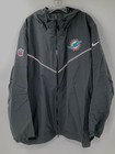 Miami Dolphins Team Issued Nike Nfl Storm-fit Windbreaker Jacket New Size  3xl