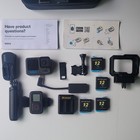 Gopro Hero Accessory Bundle Carry Case Battery Pack Dual Charger Frame Mounts