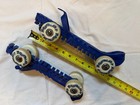 Blue Rollergard Hockey Skate Blade Protectors With Wheels And Straps
