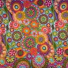 Vtg Mod Groovy 60s 70s Dept Store Gift Wrap 2 Yds Wrapping Paper Psychedelic Mcm