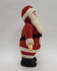 Vintage Mid-century Posable 5  Felt Plastic Santa Claus Figure - Made In Japan