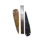 2pcs 7  Flint Points Arrowhead Hadmade New Project Count Collection Spear