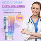 Silicone Scar Cream Gel - White 1 23 Ounces