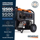 Generac Gp Series 12 500 Watt Tri-fuel 50-state Portable Generator With Cosense