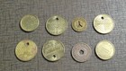 Lot Of 8 Vintage Ny Transit   Nyc Subway Tokens  1979 Diamond Jubilee Suffolk