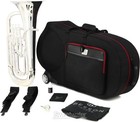 Besson Be165 Prodige Non-compensating Euphonium - 4 Valve  3 1   Silver Plated