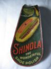 Vintage Advertising Shinola  the Wonderful Shoe Polish  Metal Litho Shoe Horn  