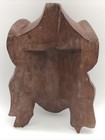 Vintage Chinese Oriental Asian Pig Face Glass Eye Wood Carved Mask