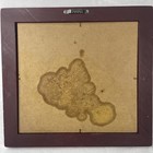 Handmade Embroidered Snowman    ice Cream    Folk Art Framed Stitchery 9       X 10      