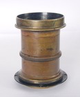 Antique 24 Inch F8 Large Format Brass Lens  Wet Plate Era Covers 11x14 Or 12x20
