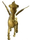 Vintage Brass Flying Angel Horse Pegasus No Base 6    Tall 6    Long